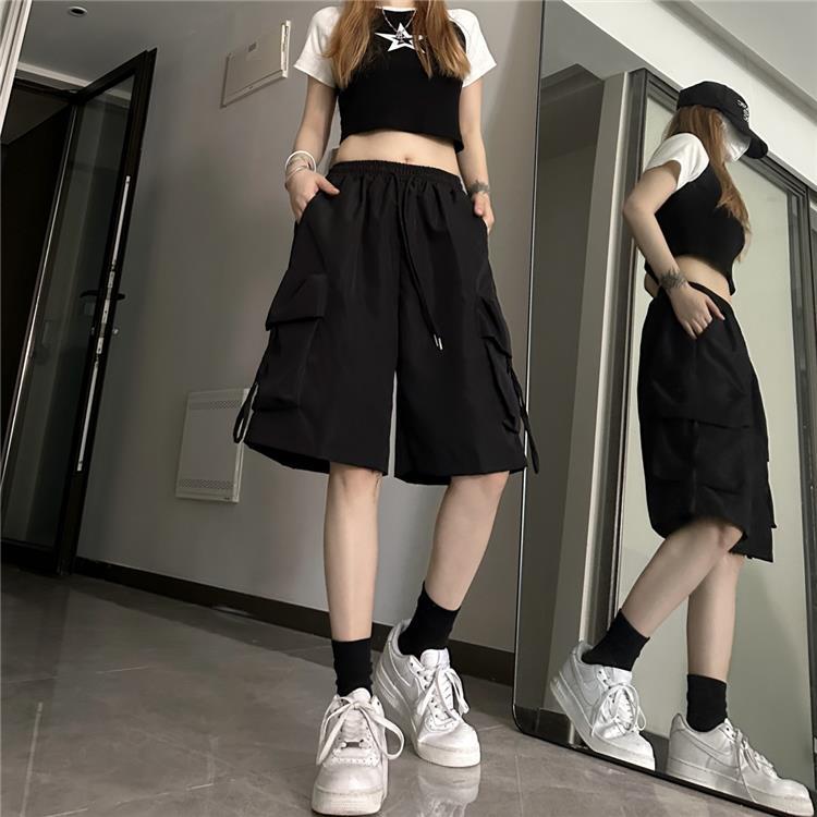 Title 6, Womens American Summer Thin Wide Leg Casual Sh...