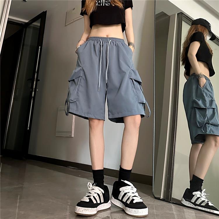 Title 12, Womens American Summer Thin Wide Leg Casual Sh...