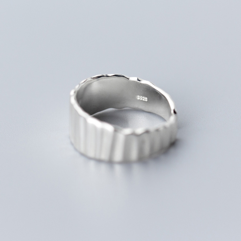 Title 1, Silver Ring Female Japanese Korean Style Simple...