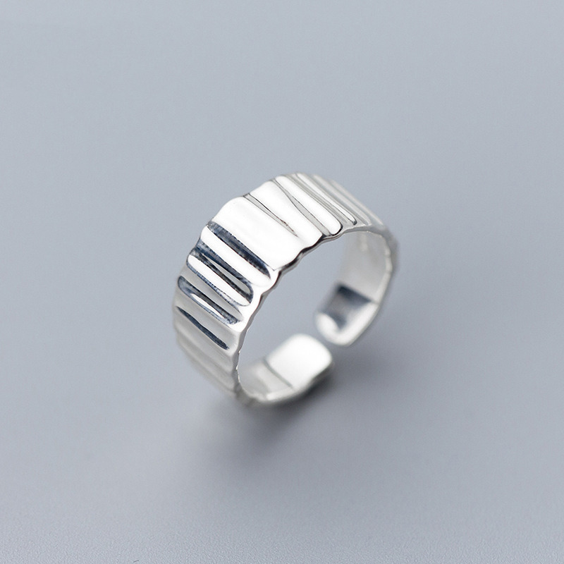 Title 3, Silver Ring Female Japanese Korean Style Simple...