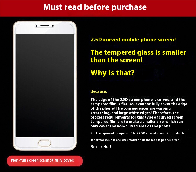 Title 2, HD Transparent Tempered Glass Protector Suitabl...