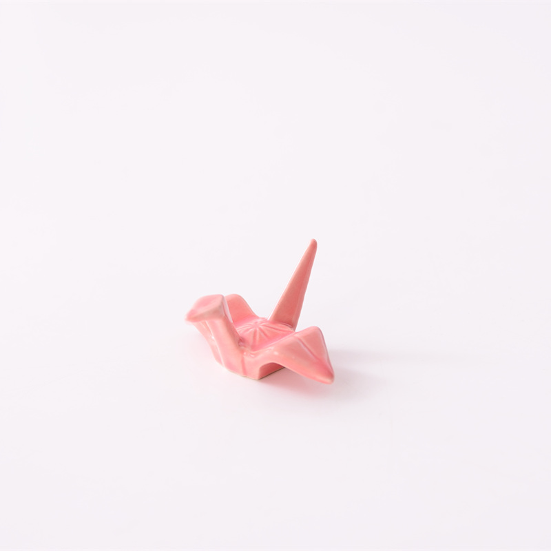 Title 2, Ceramic Thousand Paper Crane Chopstick Holder C...