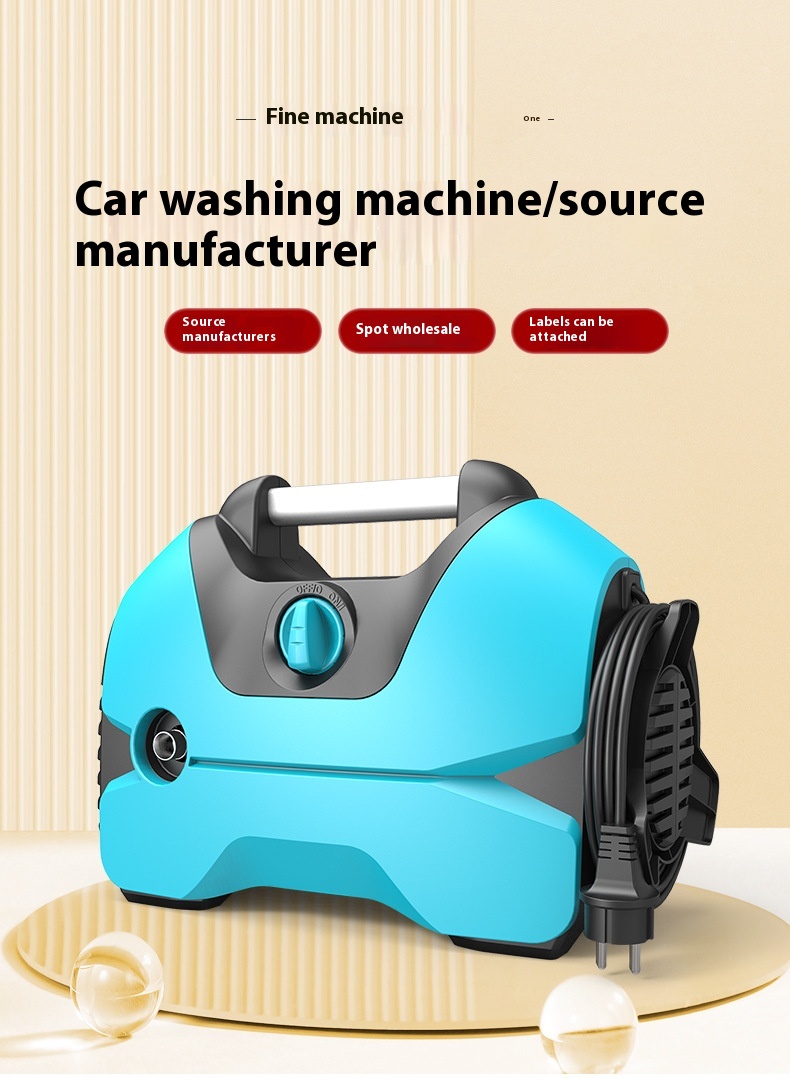 Title 1, Portable Household High-pressure Car Washing Ma...