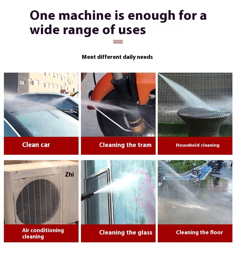 Title 3, Portable Household High-pressure Car Washing Ma...