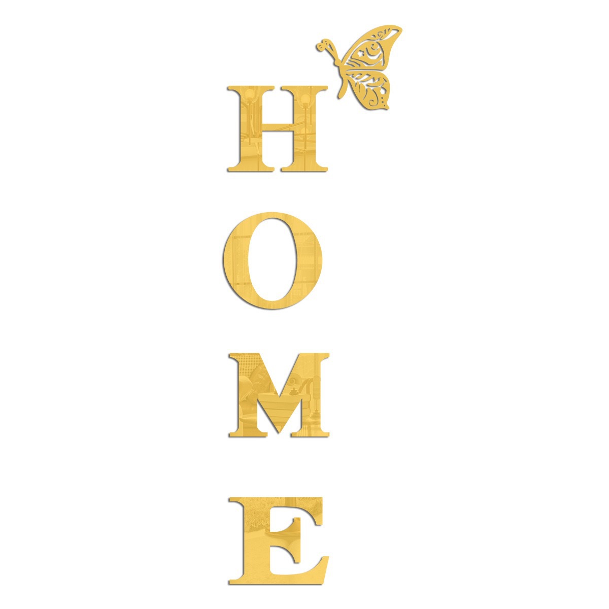 Title 10, Acrylic Wall Stickers HOME Family Slogan Three-...