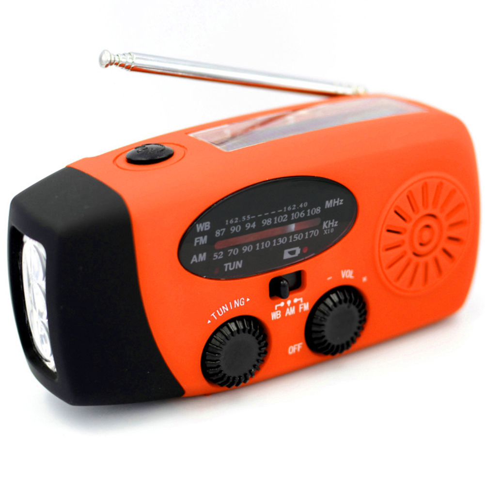 Title 4, Solar Energy Hand-held Emergency Radio Flashlig...