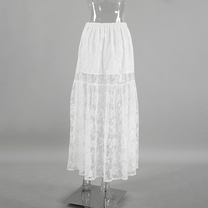 Title 6, Sexy Lace See-through A-Line Hem Skirt for a se...