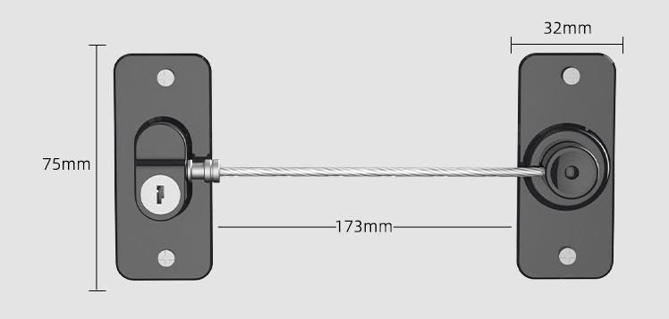 Title 1, Multifunctional Child Safety Lock with Traceles...