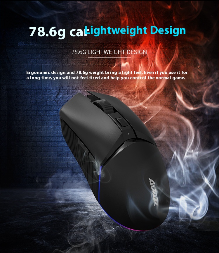 Title 6, E-sports Wireless Mouse Rechargeable Dual Mode