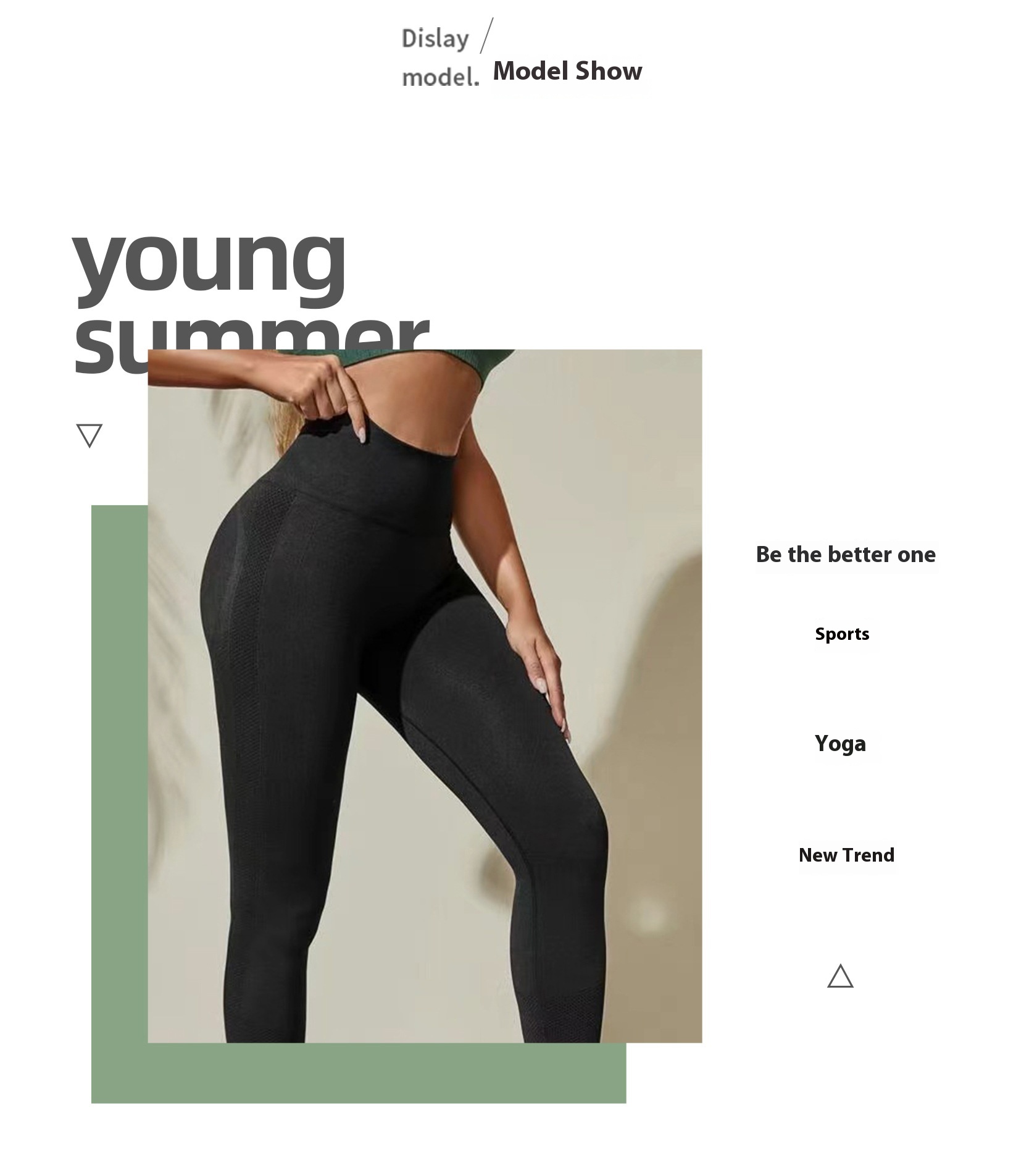 Title 2, Naadloze Dot Peach Hip Yoga Leggings, heupverho...