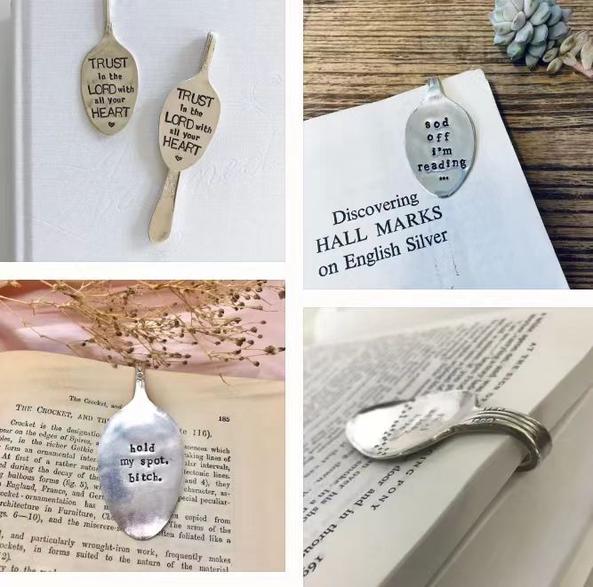 Title 2, Spoon Book Mark Carving Bookmark A unique and a...