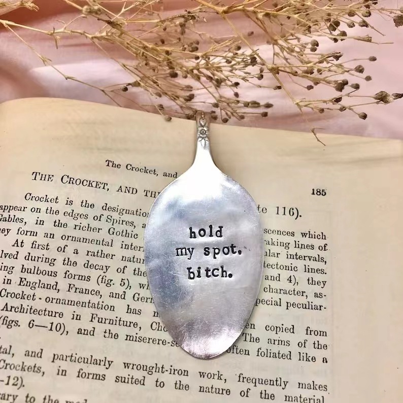 Title 6, Spoon Book Mark Carving Bookmark A unique and a...