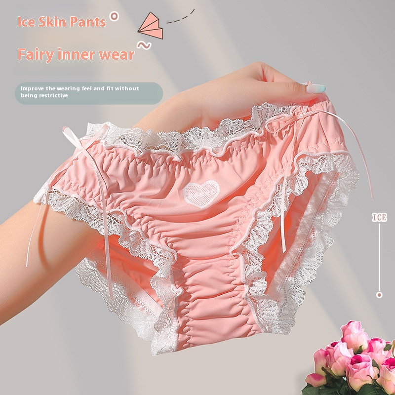 Title 1, Soft Ice Silk Underwear Women