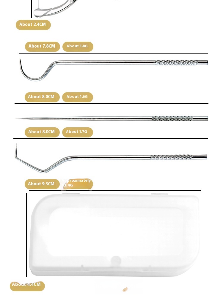 Title 3, Stainless Steel Toothpick Portable Artifact