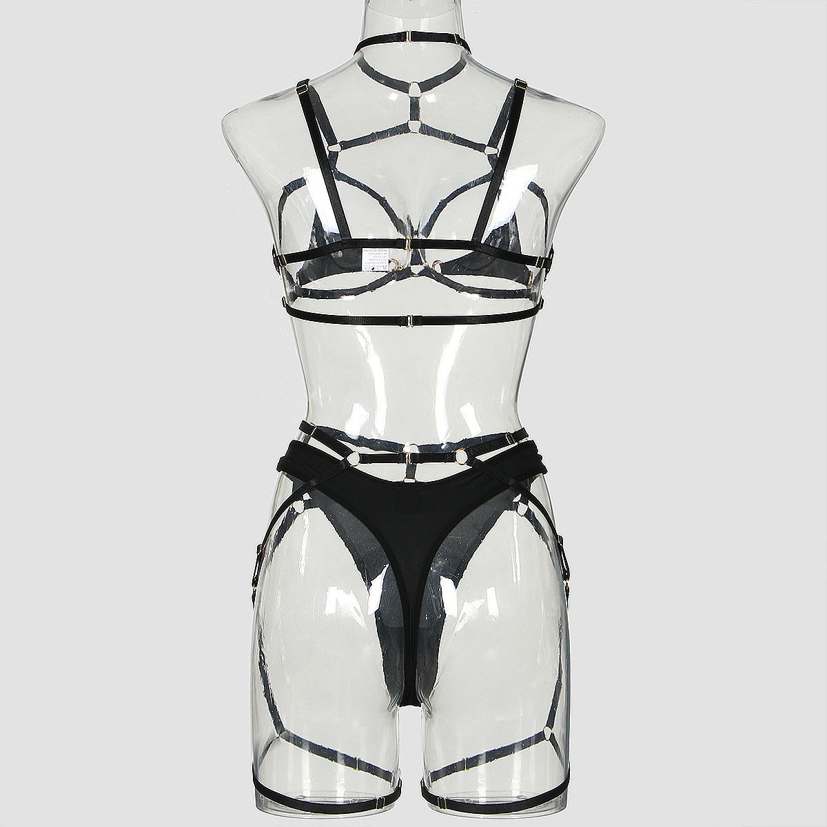 Title 5, Sexy driedelige set met cut-outs en complexe ba...