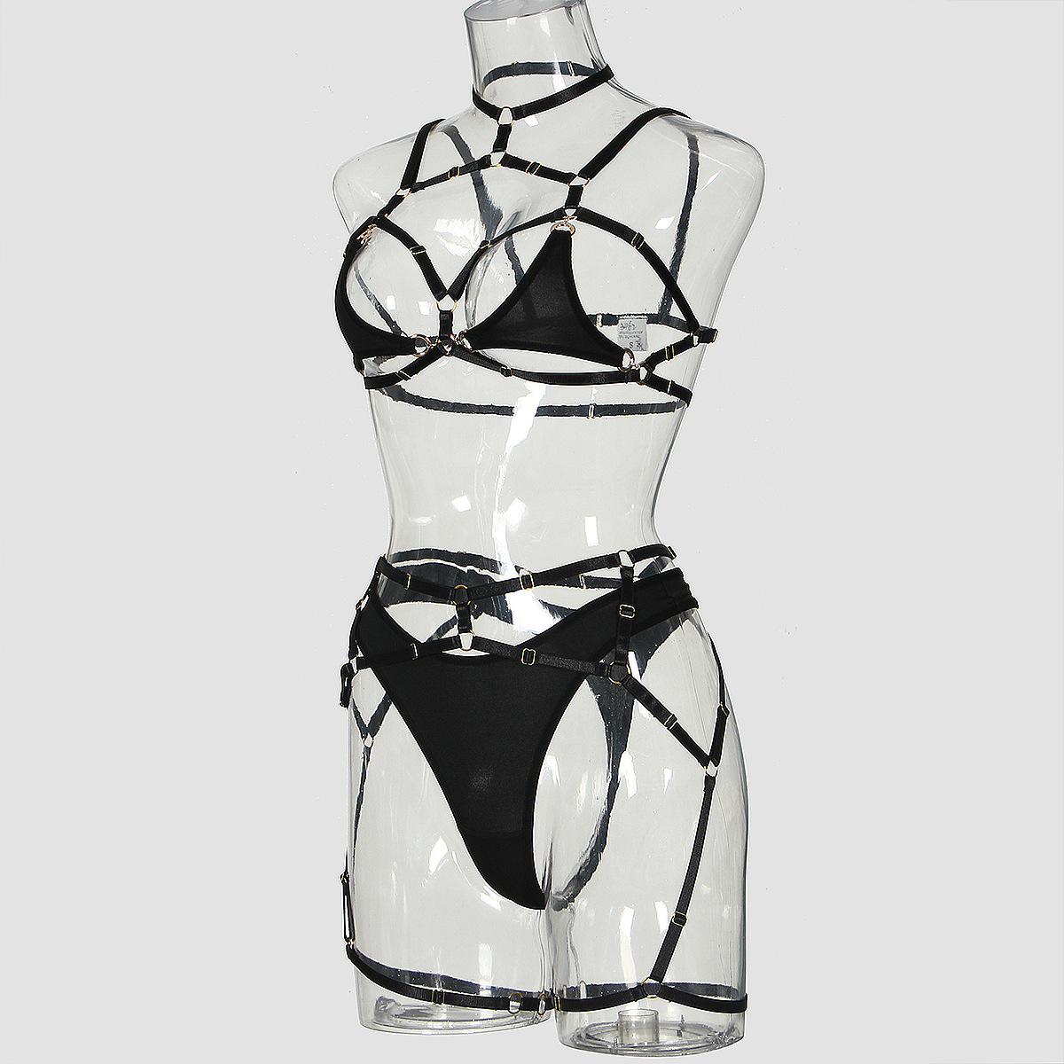 Title 11, Sexy Cutout Three-piece Complex Straps