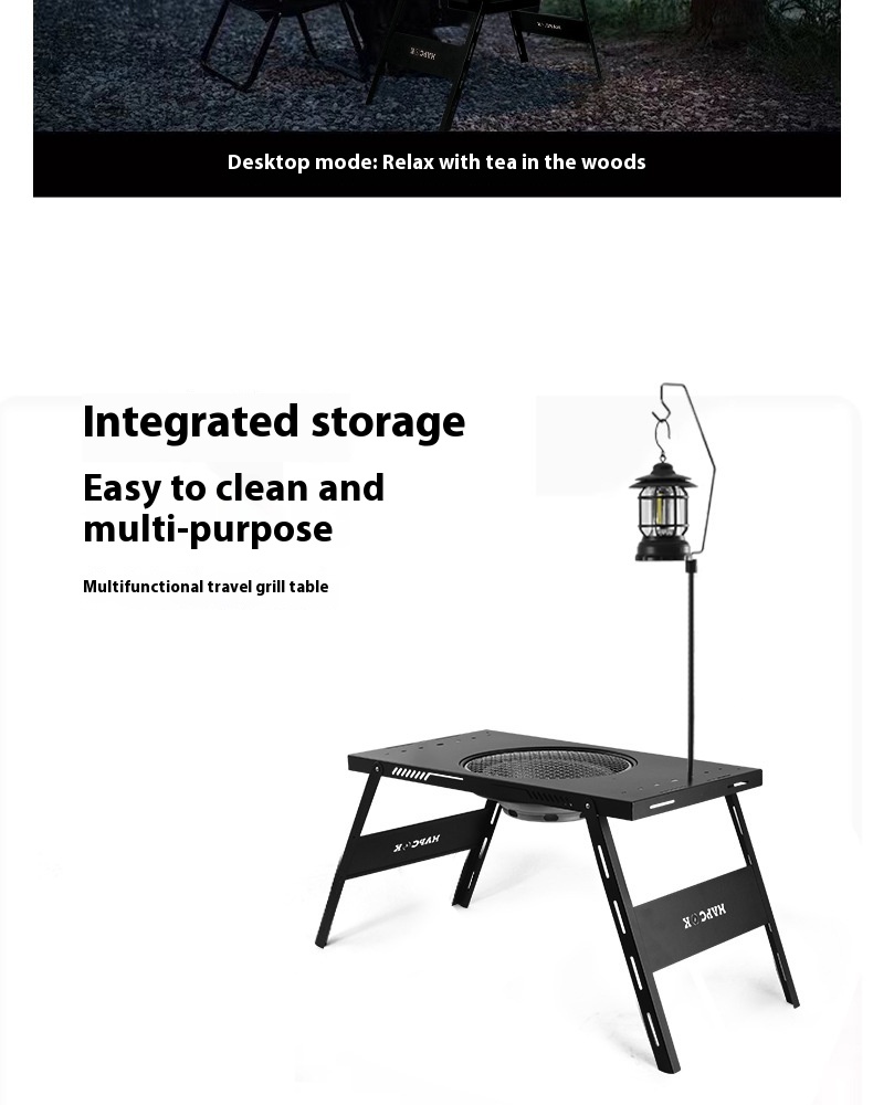 Title 12, Mesa de chá multifuncional para casa e viagem c...