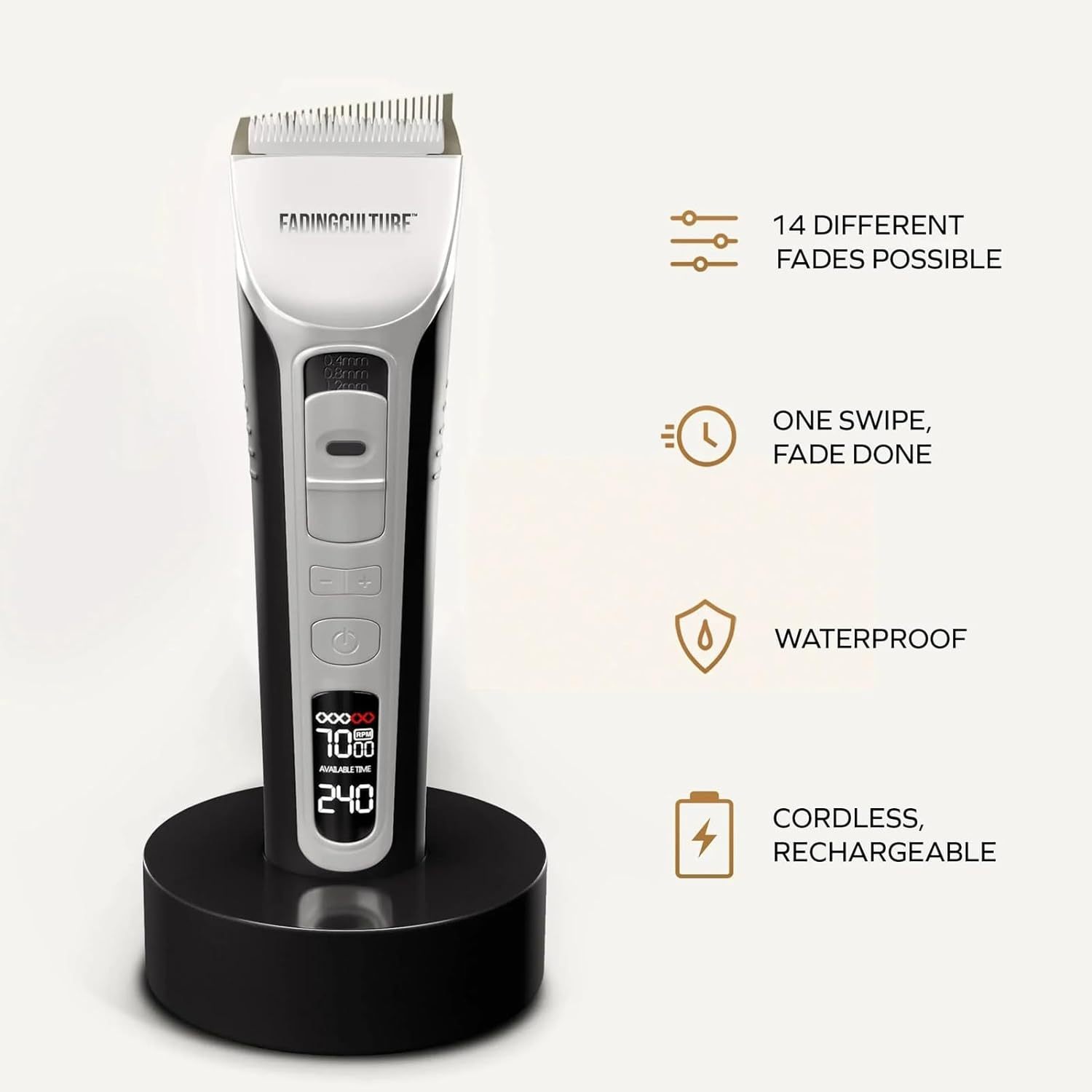 Title 2, Oblique Head Trim Electric Hair Clipper