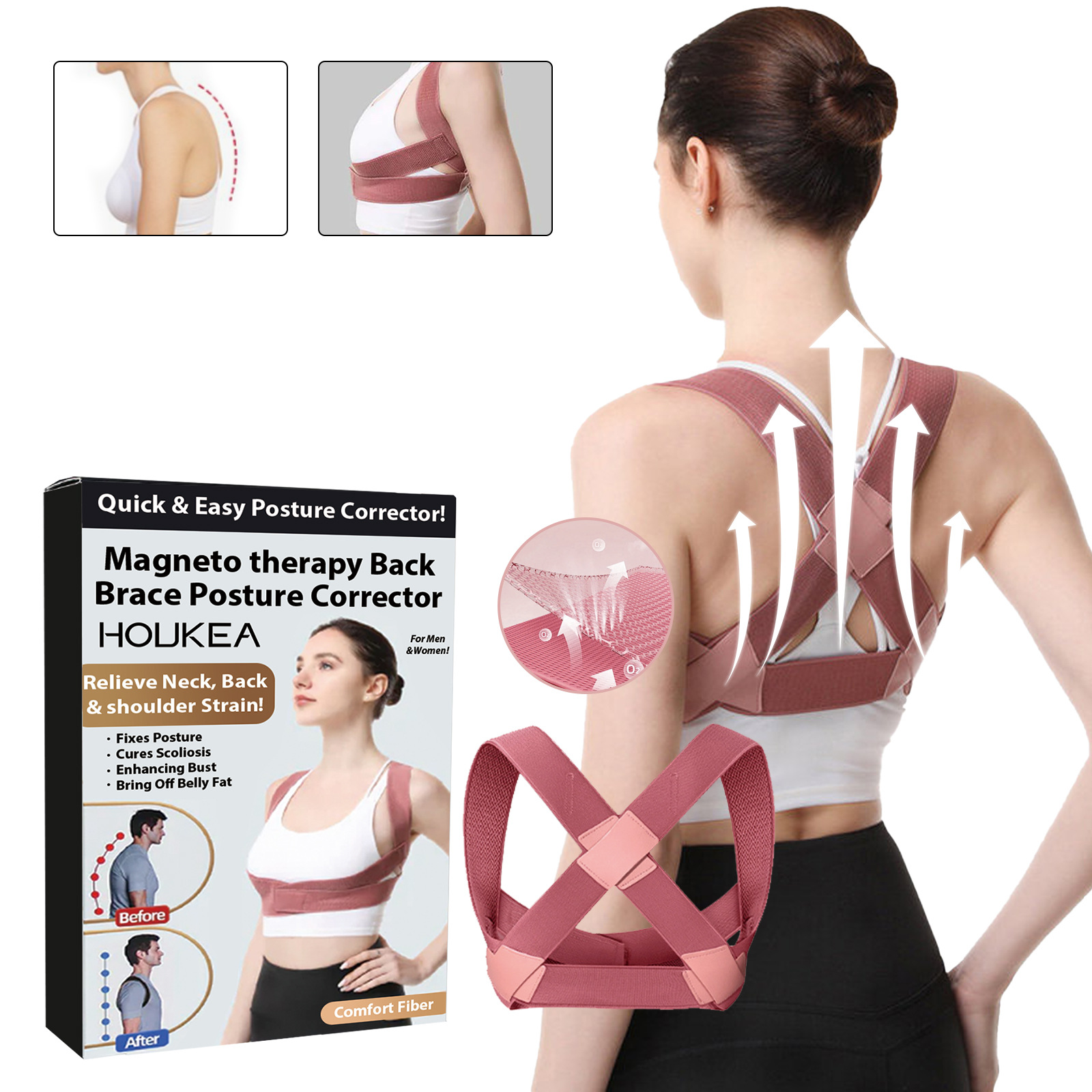 Title 3, Body Back Support Posture Brace