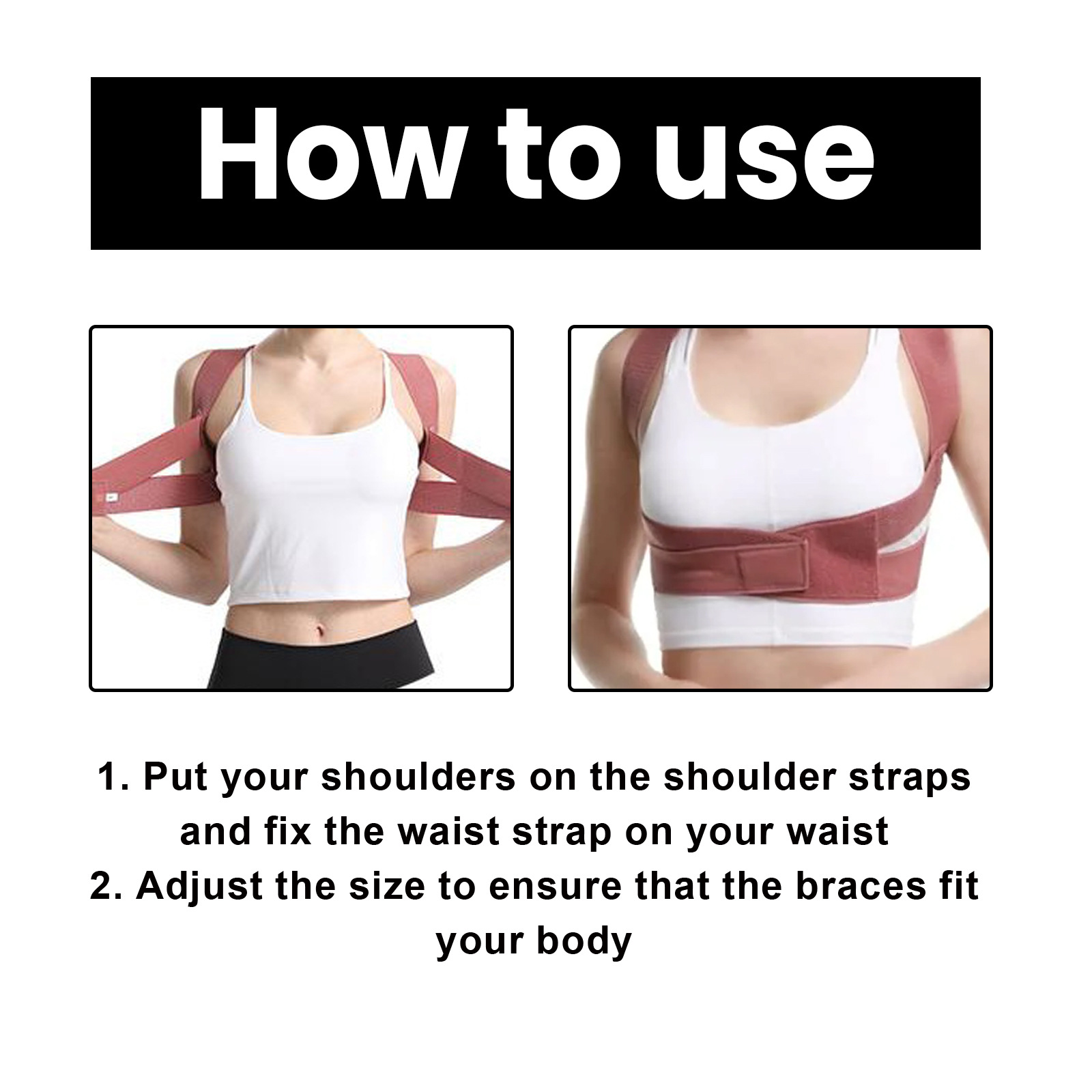 Title 4, Body Back Support Posture Brace