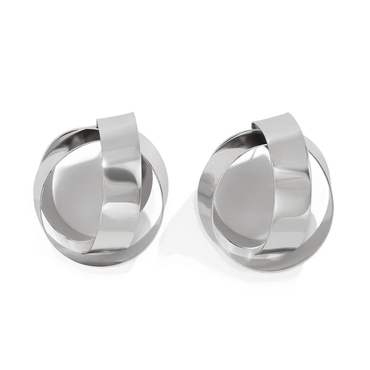 Title 5, Womens Geometric Winding Punk Earrings, a Uniq...