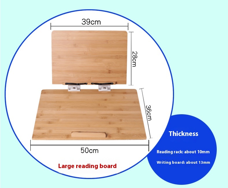 Title 3, Portable Reading Bookshelf Vertical Reading Rac...