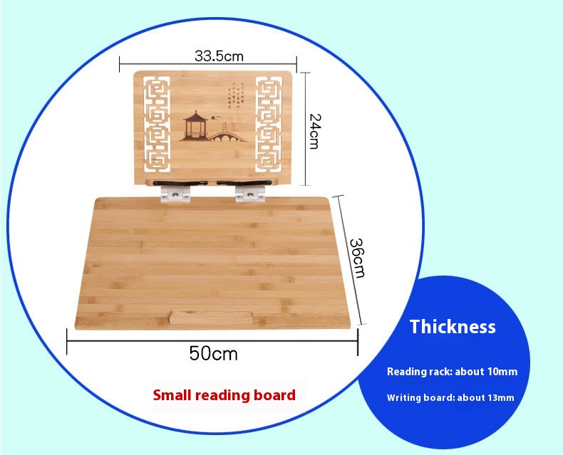 Title 6, Portable Reading Bookshelf Vertical Reading Rac...