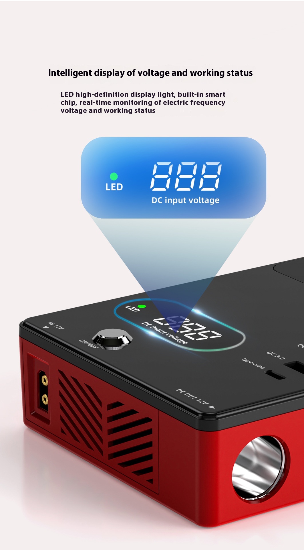 Title 2, 300W Vehicle Inverter Power Adapter