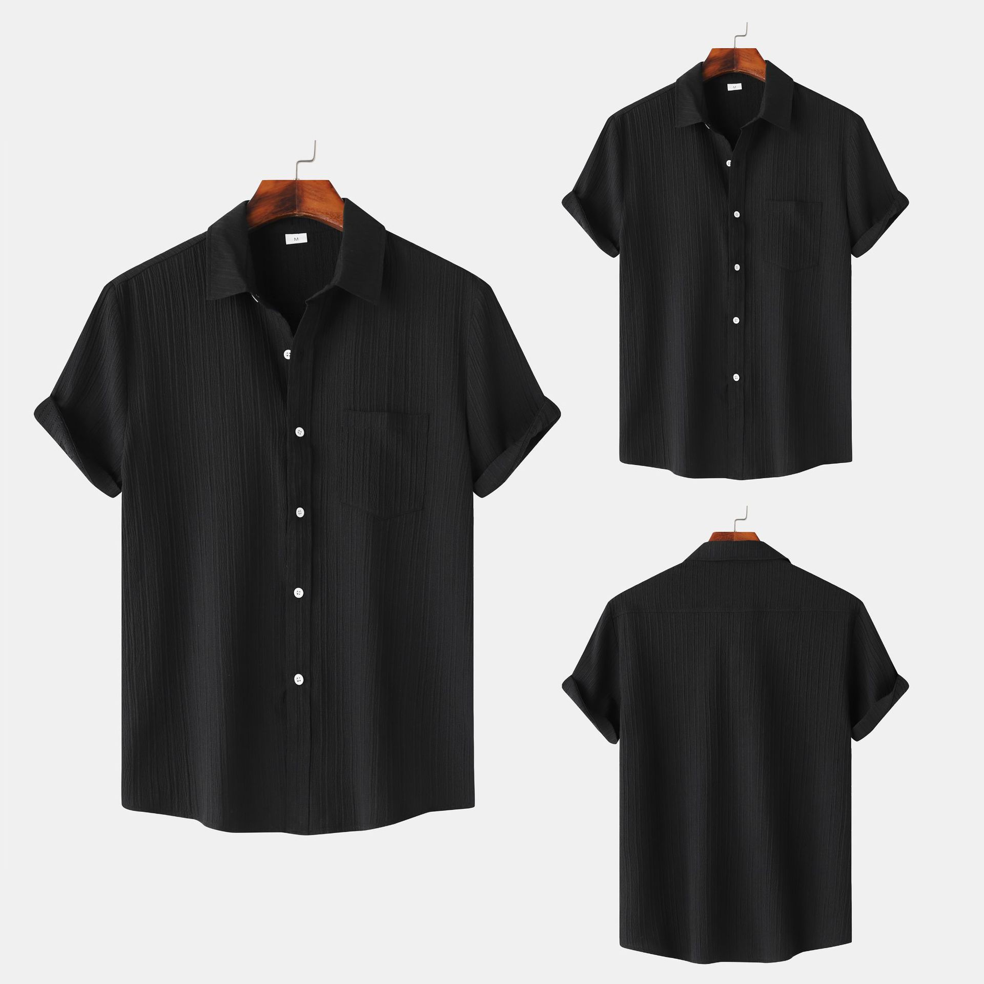 Title 3, Camisa Polo Masculina Cor Lisa Manga Curta Gola...