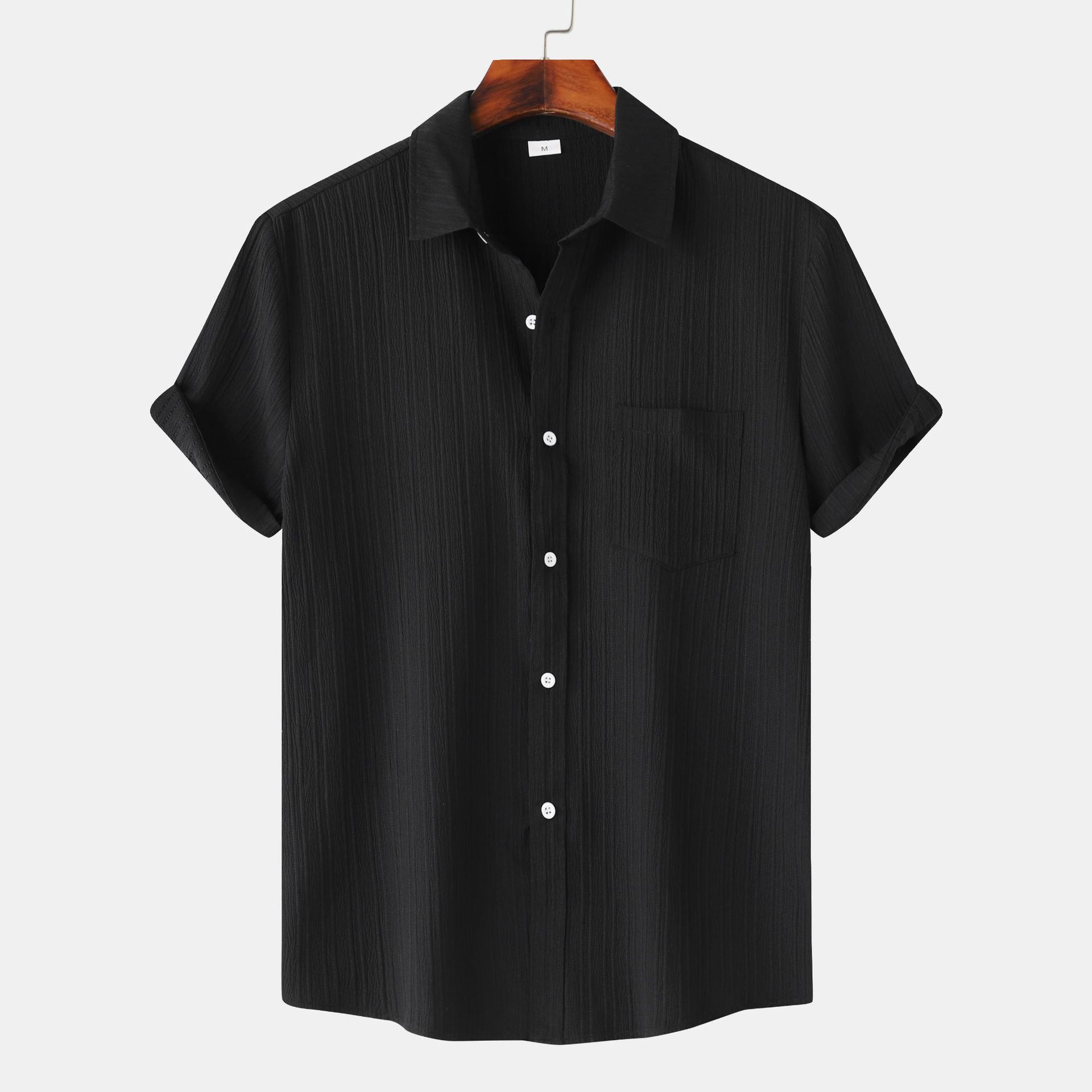 Title 5, Camisa Polo Masculina Cor Lisa Manga Curta Gola...