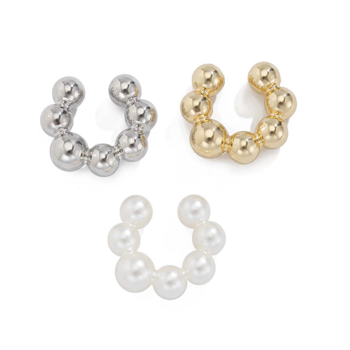 Title 2, Fashion No Pierced Pearl 3-teiliges Set