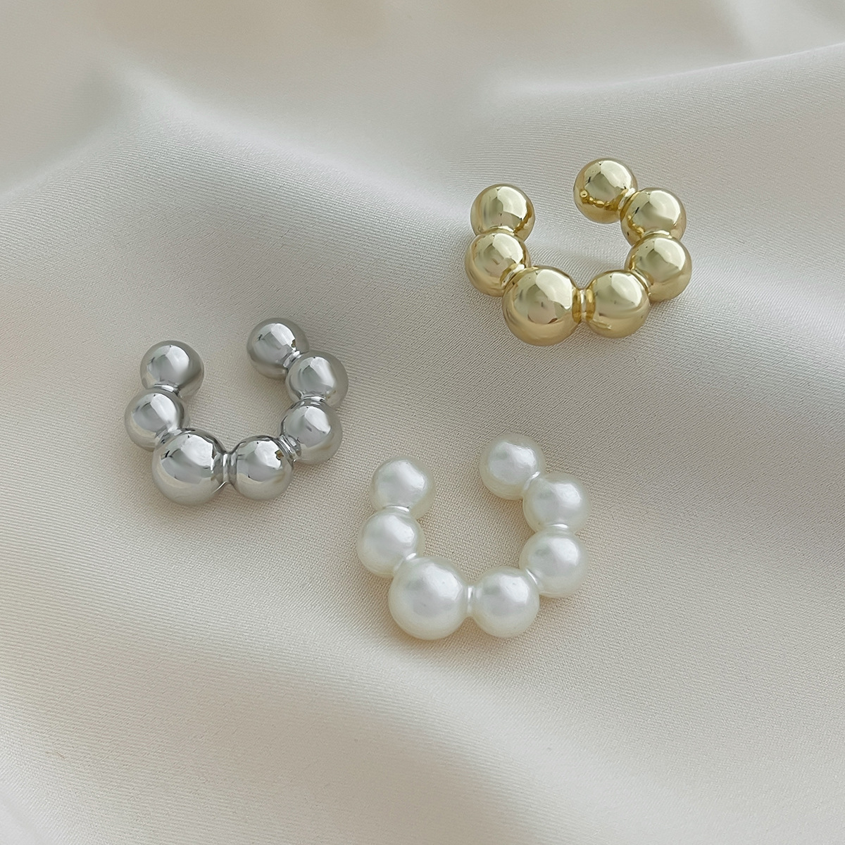 Title 3, Fashion No Pierced Pearl 3-teiliges Set