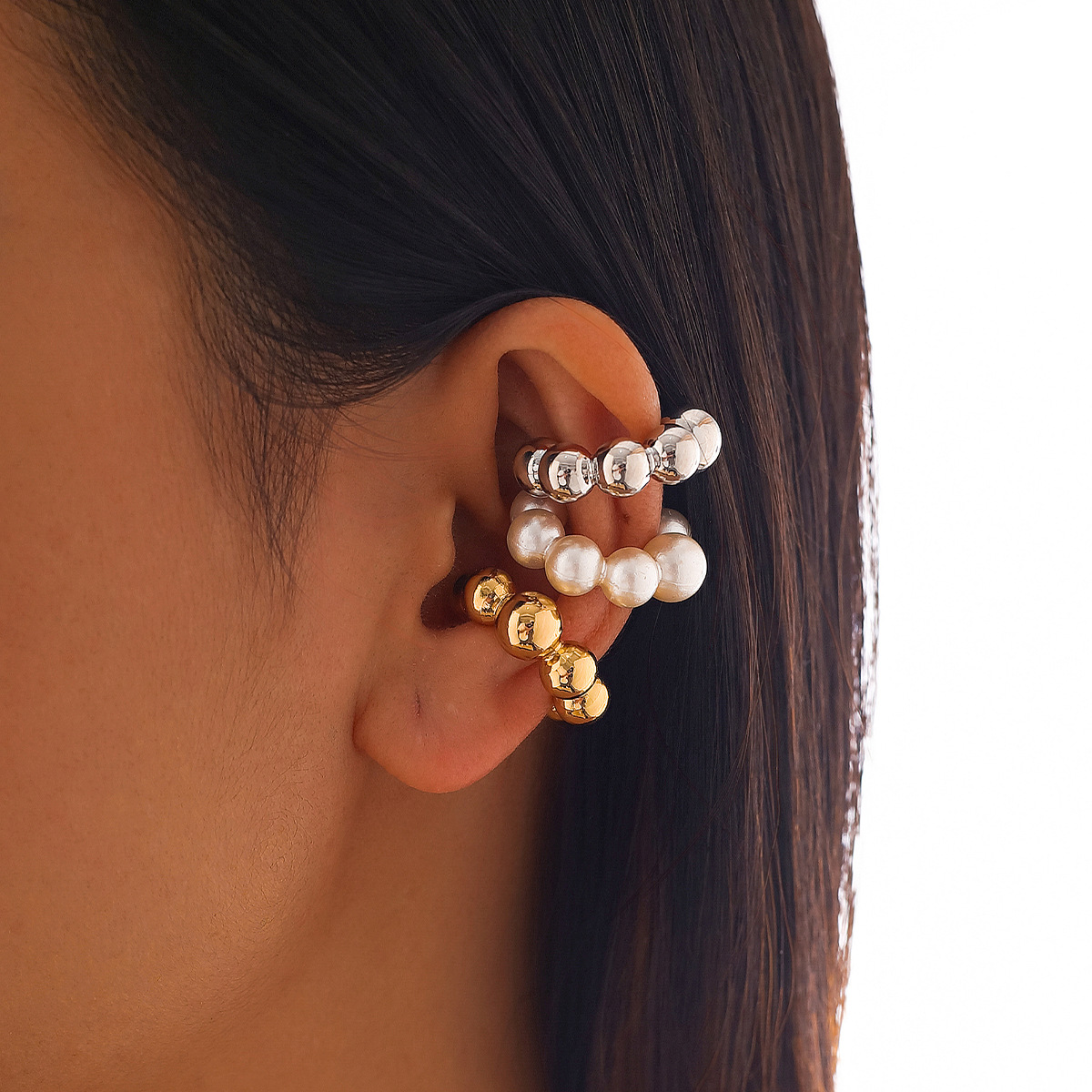 Title 6, Fashion No Pierced Pearl 3-teiliges Set