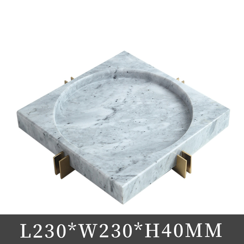 Title 4, Mild Luxury Marble Ashtray Soft Decoration