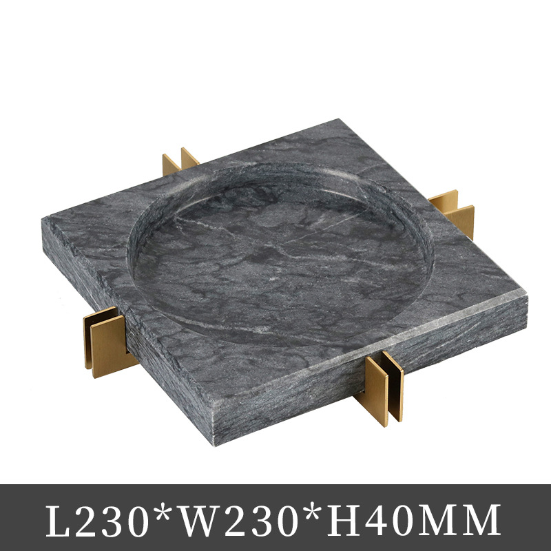 Title 6, Mild Luxury Marble Ashtray Soft Decoration