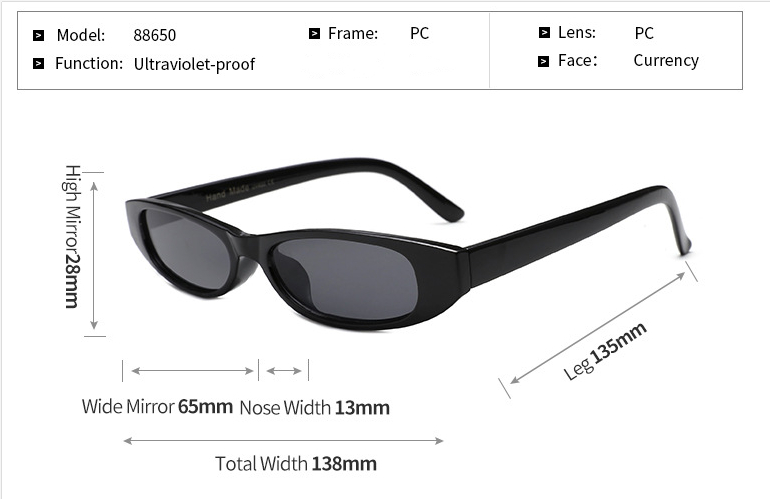 Title 1, new European and American small frame sunglasse...