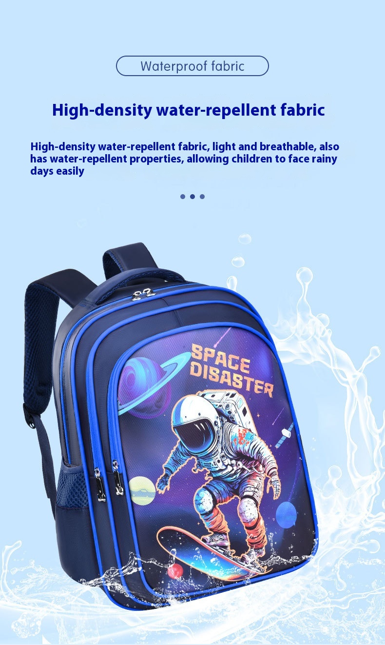 Title 10, Astronaut Schoolbag Boy Double Shoulders Backpa...