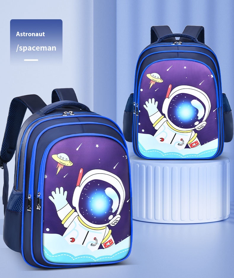 Title 15, Astronaut Schoolbag Boy Double Shoulders Backpa...