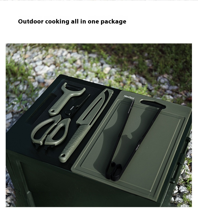 Title 11, Barbecue Toolbox Outdoor Barbecue Kitchenware P...