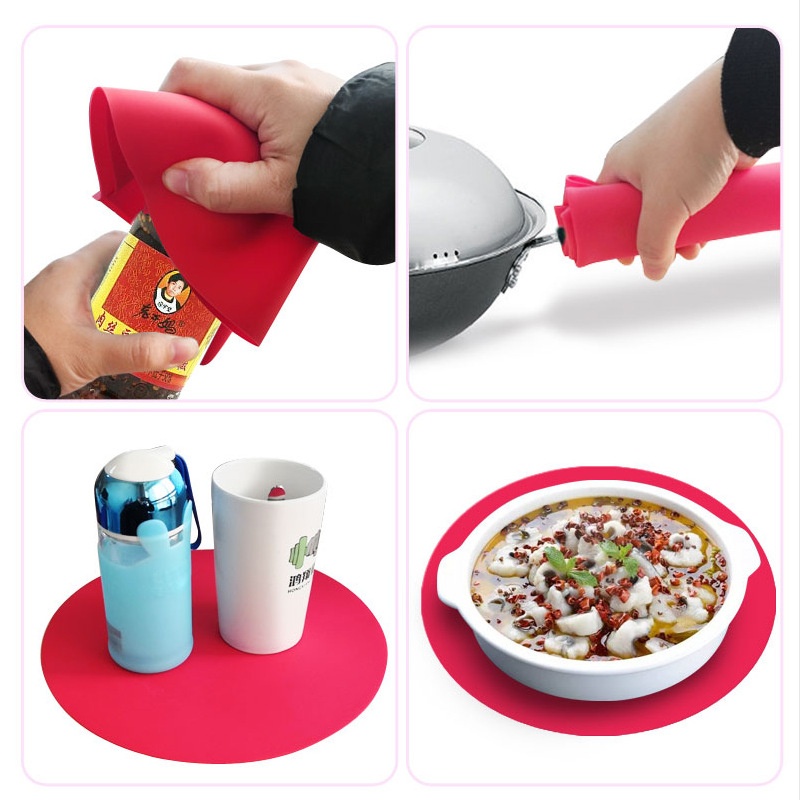 Title 21, Silicone Cup Mat Placemat New Multifunctional B...