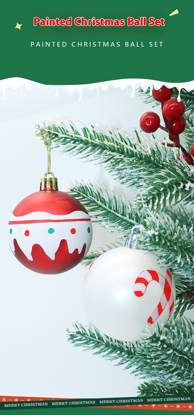 Title 2, Christmas Ball Plastic Electroplating Suit Deco...