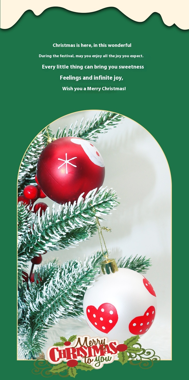 Title 4, Christmas Ball Plastic Electroplating Suit Deco...