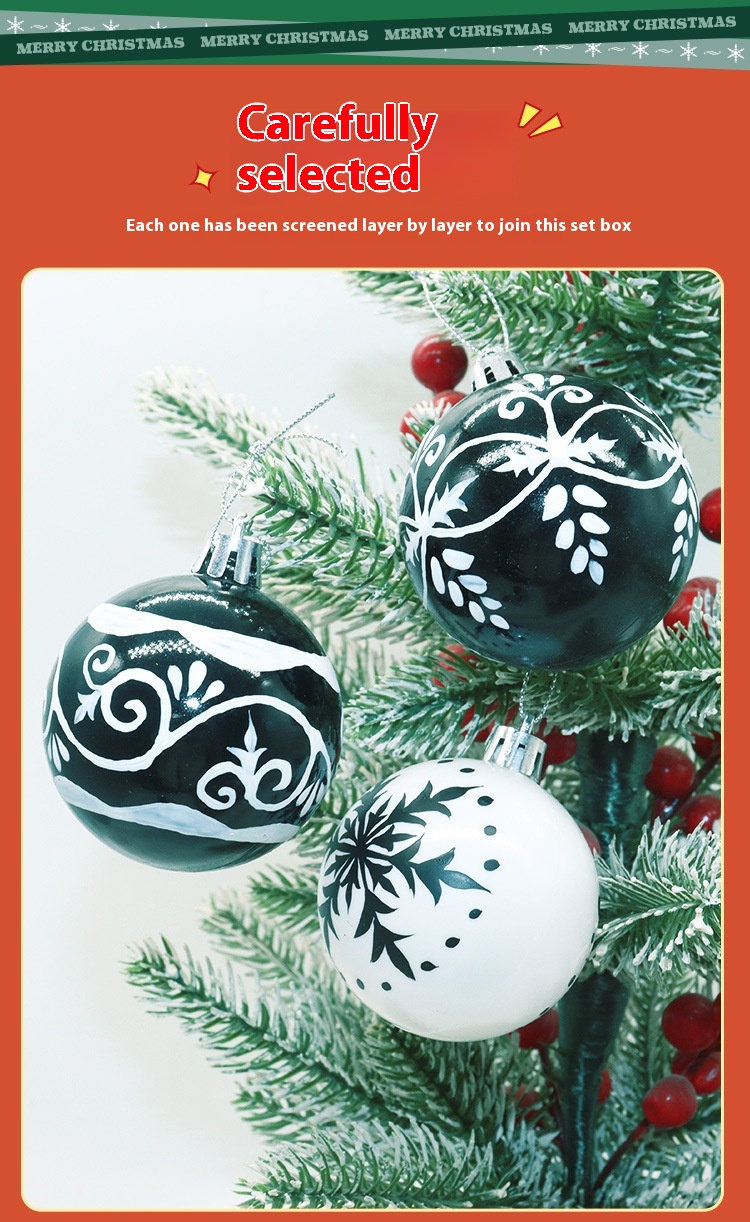 Title 6, Christmas Ball Plastic Electroplating Suit Deco...