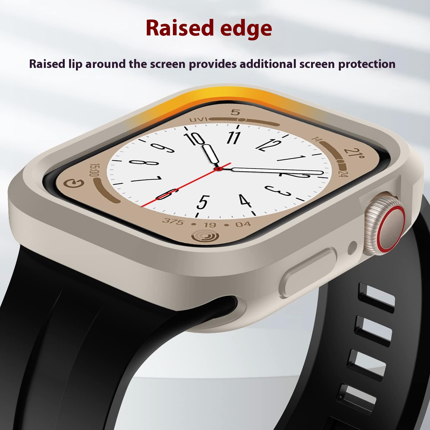 Title 4, Frosted Protective Electroplated Watch Case