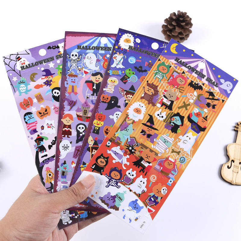 Title 2, Halloween Gift Flat Adhesive PVC Stickers