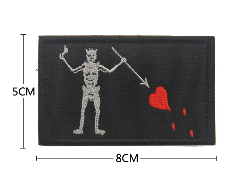 Title 1, Pirate Style Patch Armband Velcro Package Seal