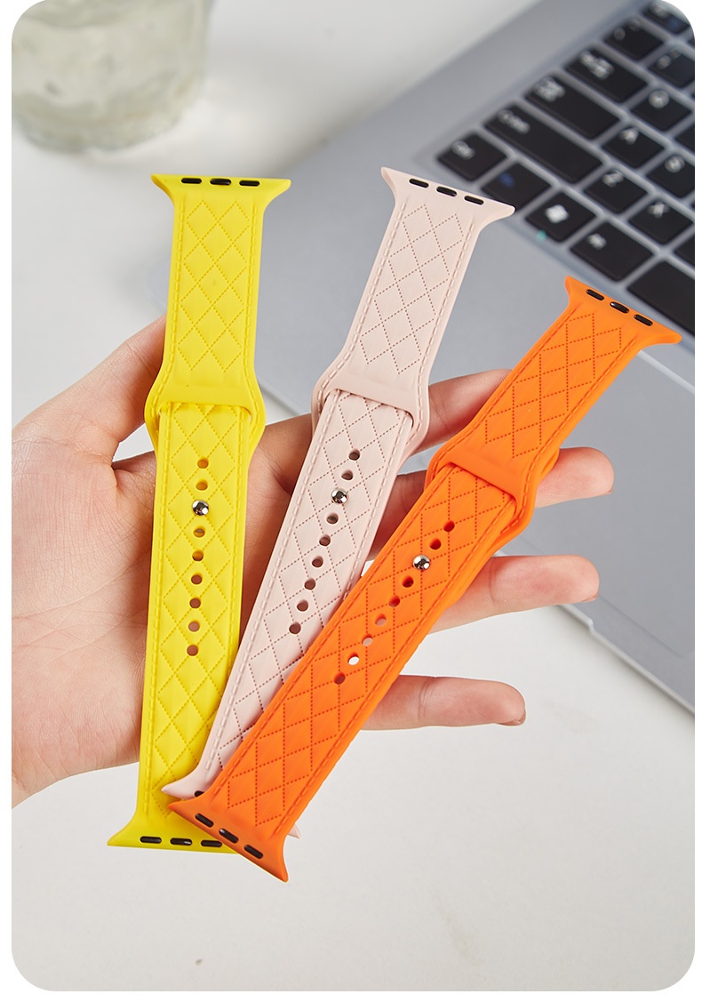 Title 9, Sports Silicone Leather Grain Back Buckle Strap