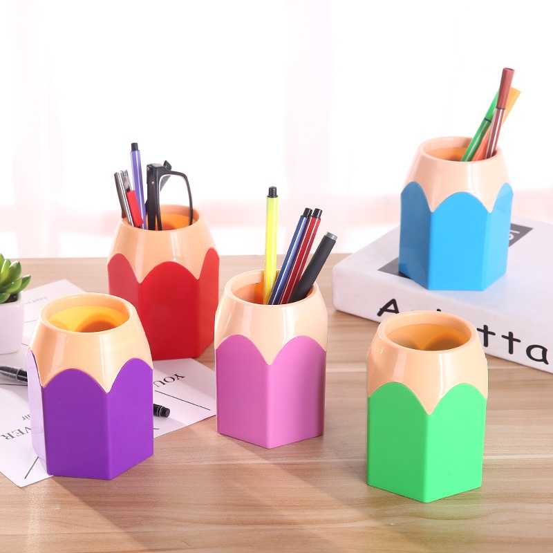 Title 1, Creative Pen Holder Student Office Learning Sta...