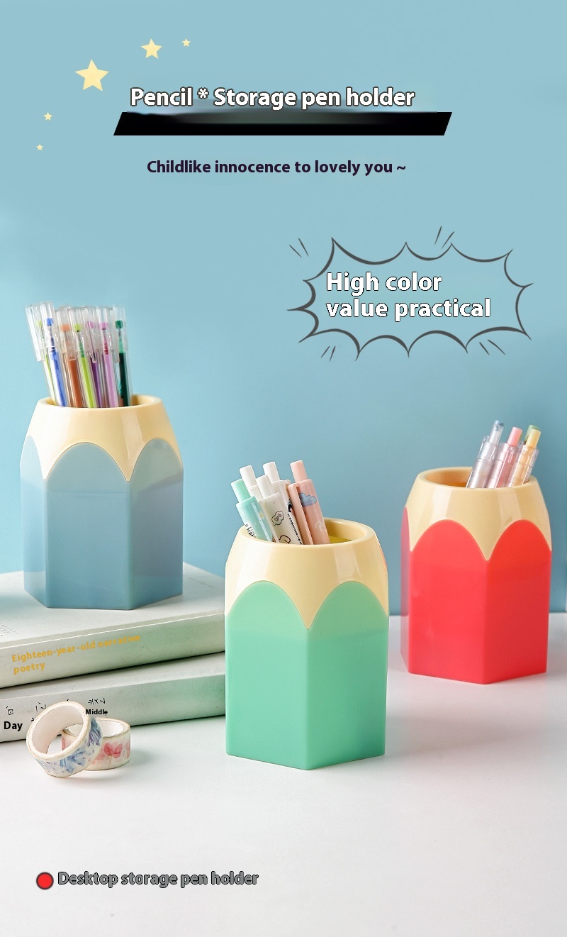 Title 15, Creative Pen Holder Student Office Learning Sta...