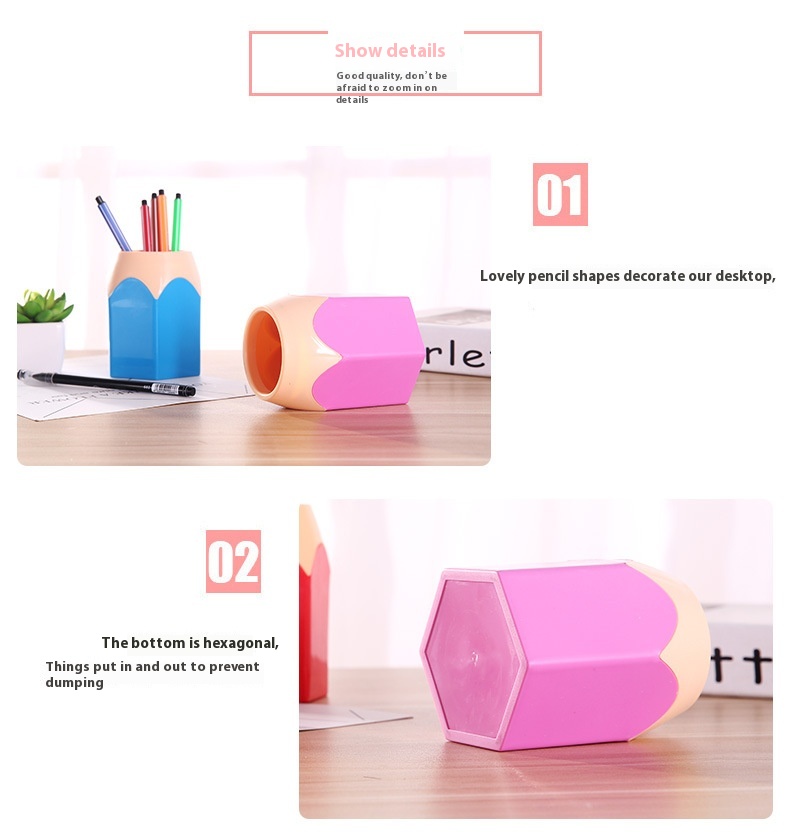 Title 21, Creative Pen Holder Student Office Learning Sta...